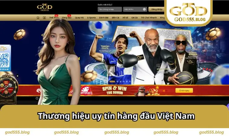 GOD55 17 Thương hiệu uy tín ở Việt Nam